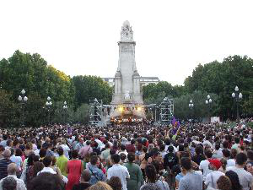 Nuevo Mester de Juglaría, Plaza de Espaa (Madrid).